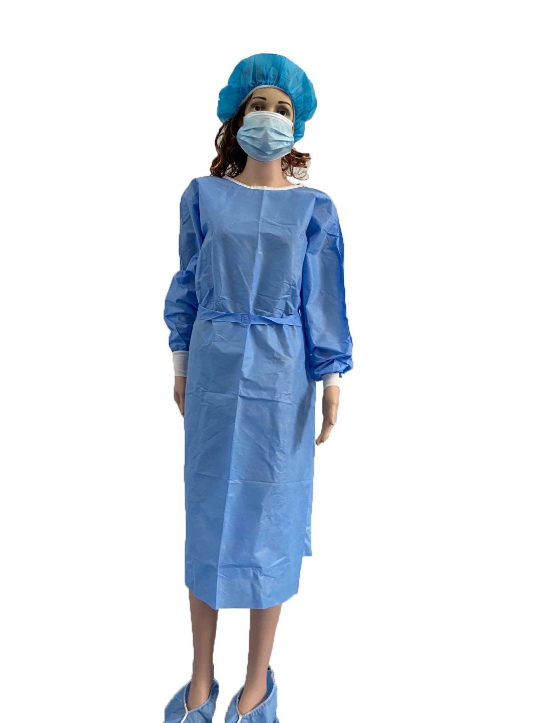 Isolation shop gowns disposable