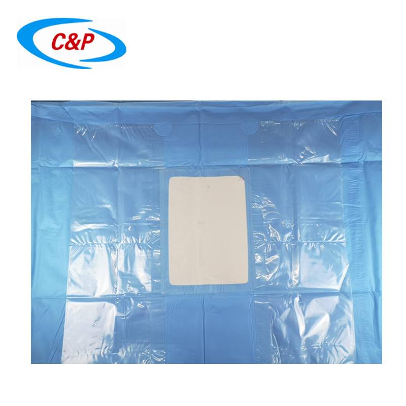 Medical cardiovascular surgical drape