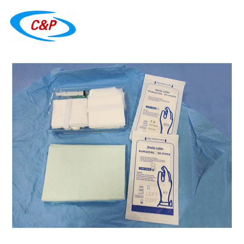 Custom Disposable Sterile Male Circumcision Procedure Drape Pack