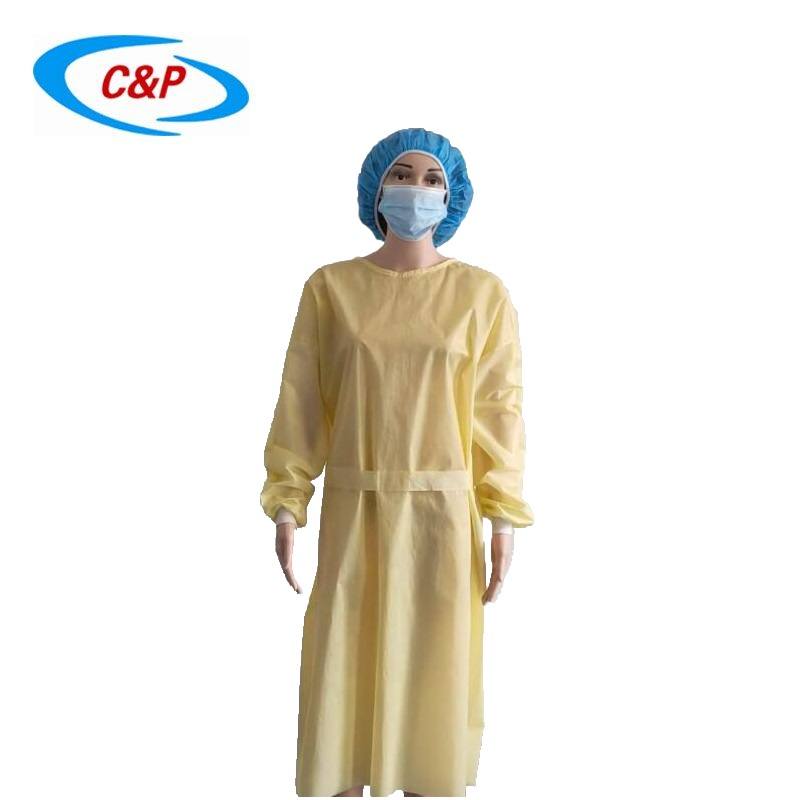 Cardinal Health 4201PG Isolation Gown, Poly-Coated, Over-the-Head,  Half-Back, Knit Cuffs, Blue, Universal, Flat Pack, 10/pk, 10 pk/cs  (Continental US Only) (On Vendor Allocation - Availibility May Be Limited)  , case