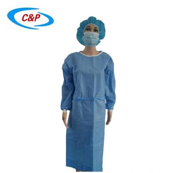 Disposable Surgical Gown Level 3 Medical SMS  Fabric Cuff Sterilized  Reinforced Stitching  ROMI Medical