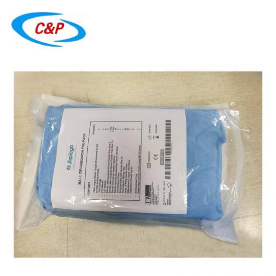 Custom Disposable Sterile Male Circumcision Procedure Drape Pack