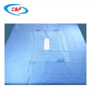 Laparotomy Surgical T-Drape with Instrument Pad